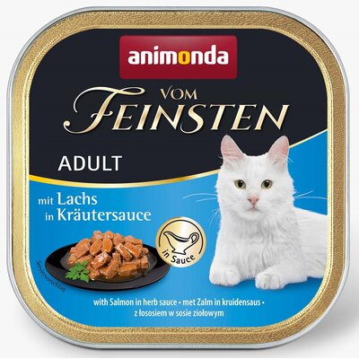 Animonda Vom Feinsten Adult Nograin W Sosie, 6 X 100 G - Łosoś W Sosie Ziołowym