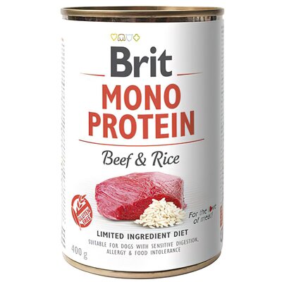 Brit Mono Protein Beef & Rice puszka 400g