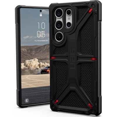 UAG Etui z magnesem Monarch Pro Kevlar do Samsung Galaxy S23 Ultra czarne z włóknem kevlar