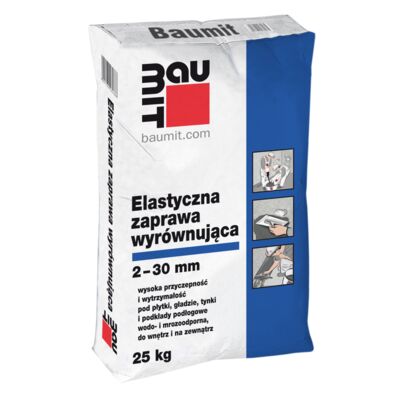 Elastyczna zaprawa wyrównująca 2-30 mm 25 kg BAUMIT