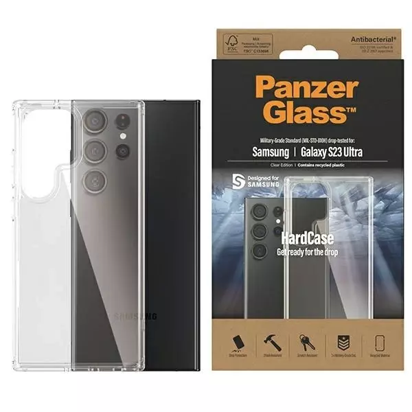 Etui PanzerGlass ClearCase do Samsung Galaxy S23 Ultra S918 clear 0435