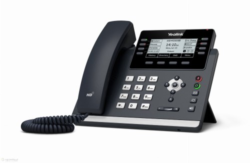 YEALINK SIP-T43U telefon VoIP z PoE i Gigabit