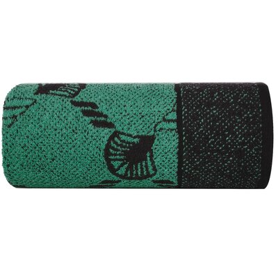 Lumarko Ręcznik Dorian 70x140cm Czarno Seledynowy /EF8338 Mondex