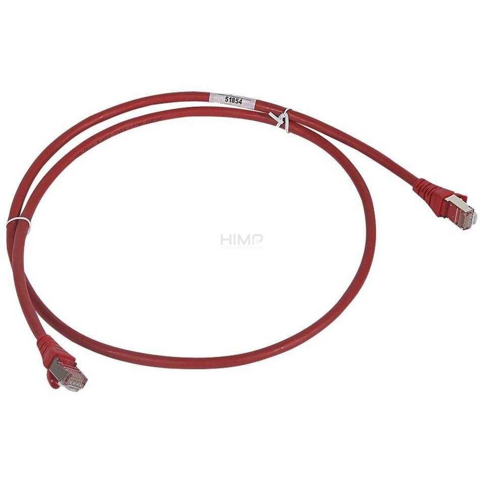 Legrand Kabel krosowy Patch Cord) F/UTP kat.6 czerwony 1m LSOH 051854 051854