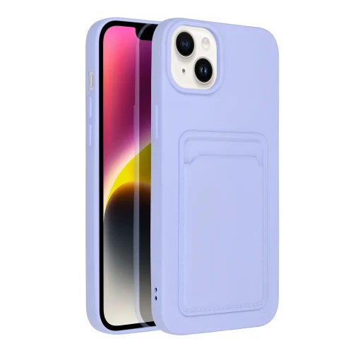 OEM Futerał Card Case do iPhone 14 Plus fioletowy