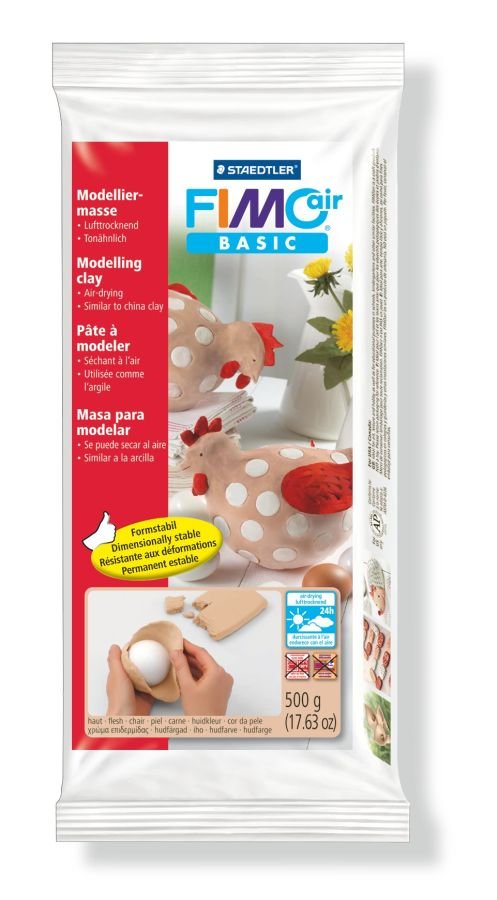 Fimo GDD Grupa Dystrybucyjna Daccar Air Basic, masa plastyczna, 500 g, cielista