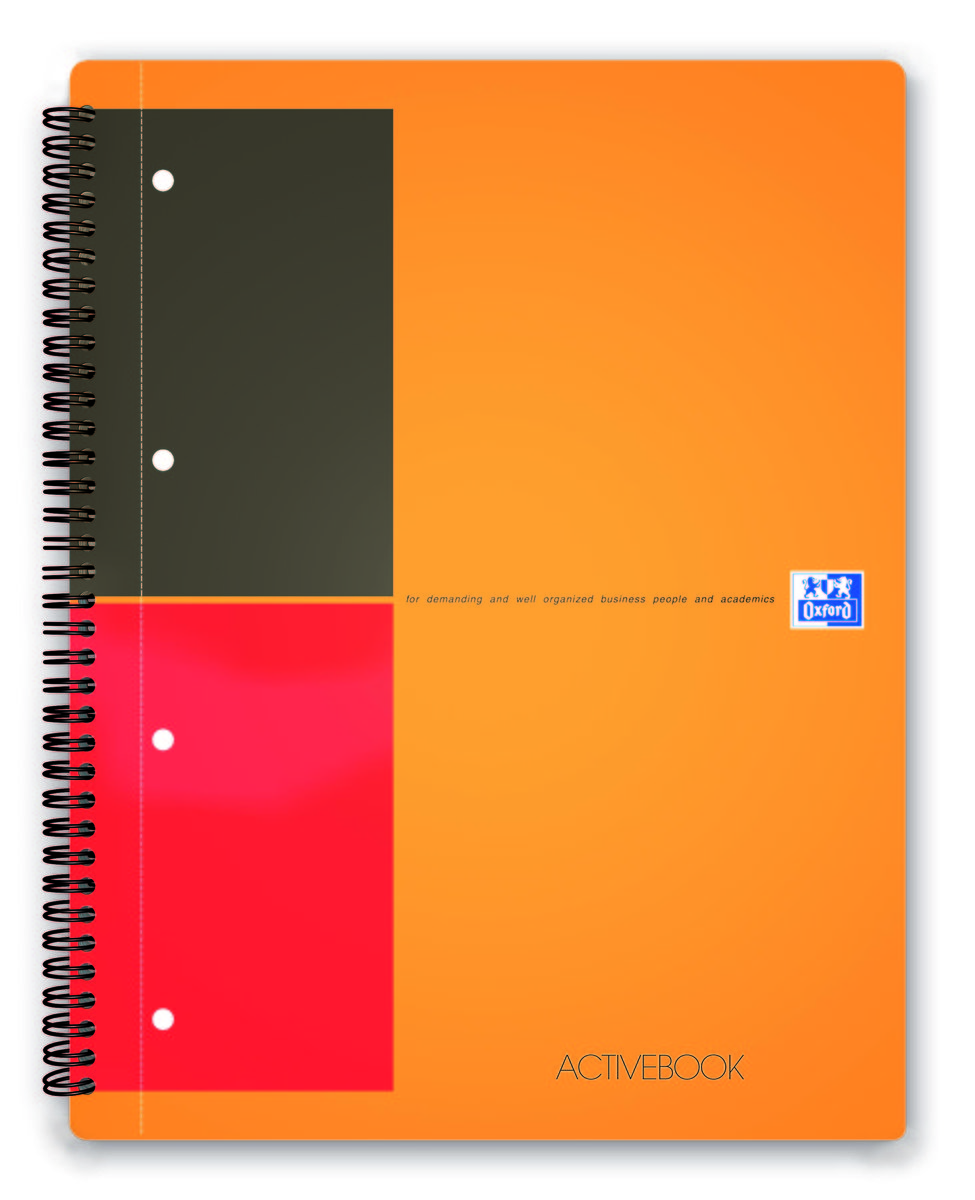 OXFORD Kołonotatnik Activebook A4 80k. linia KZK0470