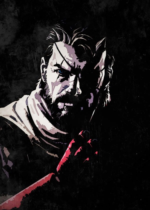 Reinders, Plakat, Metal Gear - Big Boss, 50x70 cm