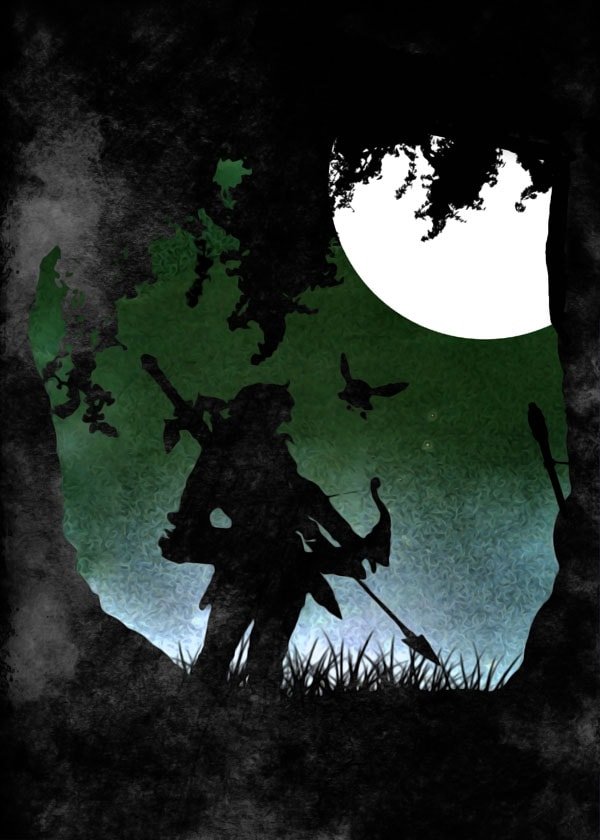 Reinders, Plakat, Moonlight Caverns - The Legend of Zelda, 70x100 cm