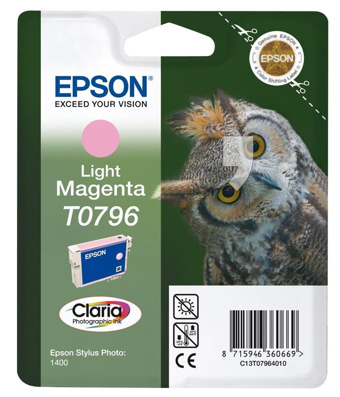 Zdjęcia - Tusze i tonery Epson Tusz  T0796 Light Magenta do drukarek   [11 ml] (Oryginalny)