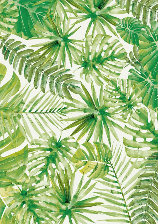 Reinders, Plakat, Liście akwarele, 70x100 cm