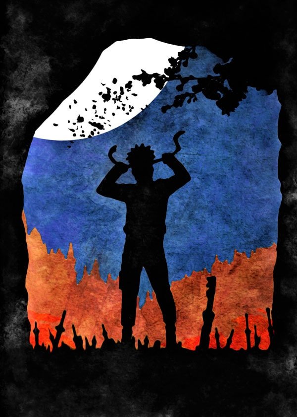 Reinders, Plakat, Moonlight Caverns - Naruto, 50x70 cm