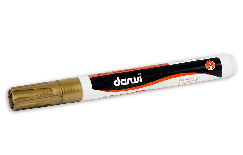 DARWI DARWI Marker do Ceramiki 2 mm Złoty DA0340013050