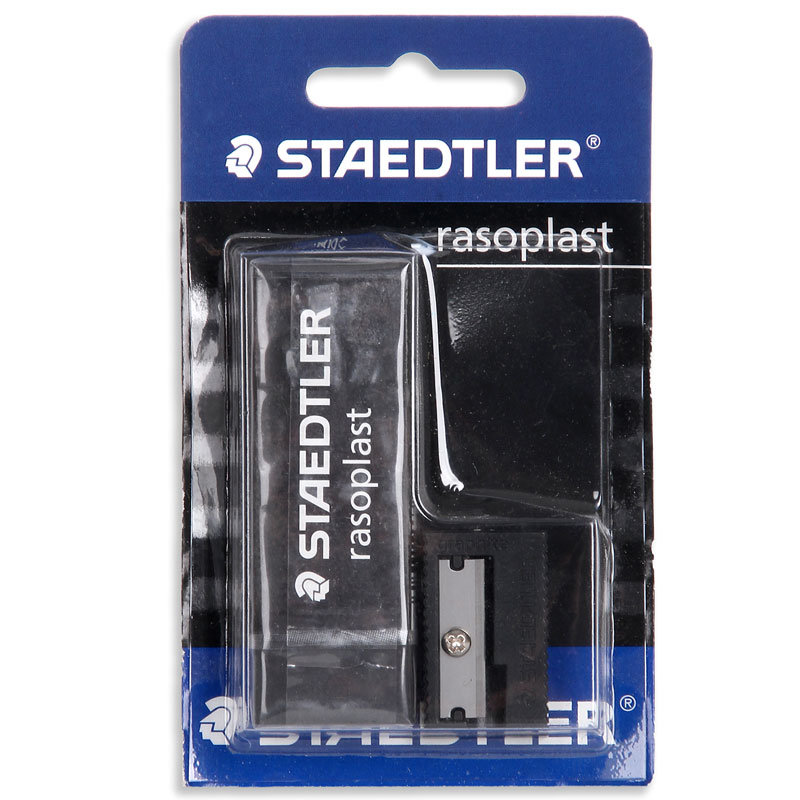 Staedtler, Zestaw gumka i temperówka, Black Line