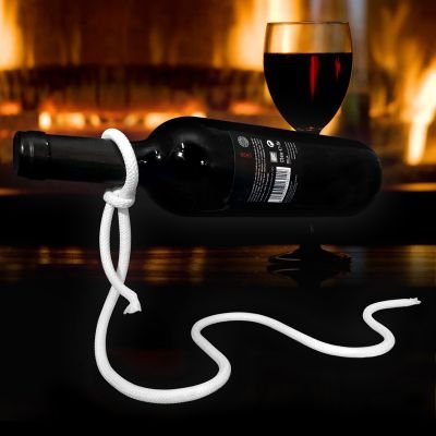 Sznurkowy stojak na butelkę