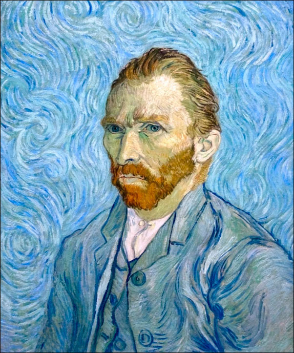 Autoportret Vincent van Gogh - plakat 59,4x84,1 cm