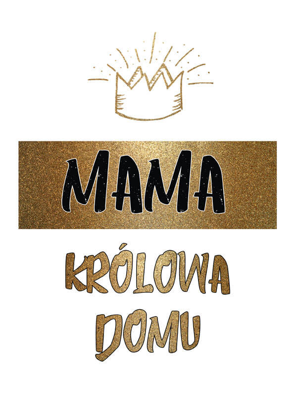 Reinders, Plakat, Królowa domu, 30x40 cm