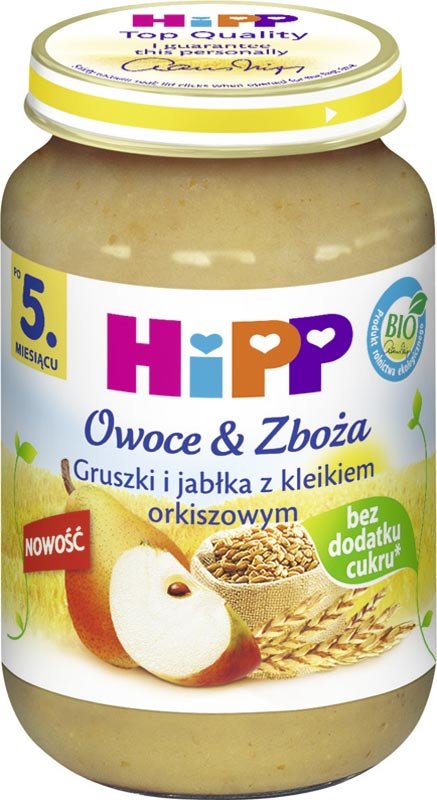 Hipp Deserek BIO - gruszki i jabłka z kleikiem orkiszowym