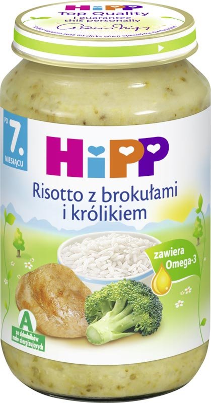 HiPP Risotto z brokułami i królikiem 220g
