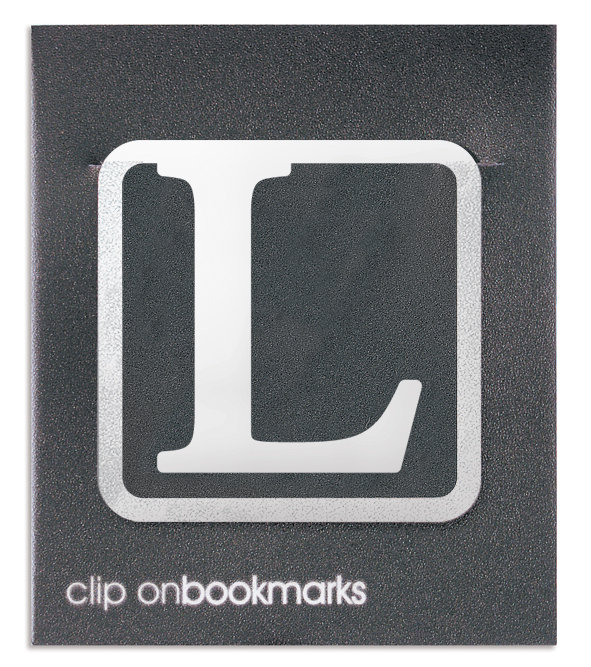 Metalowa zakładka Litera L Clip-on