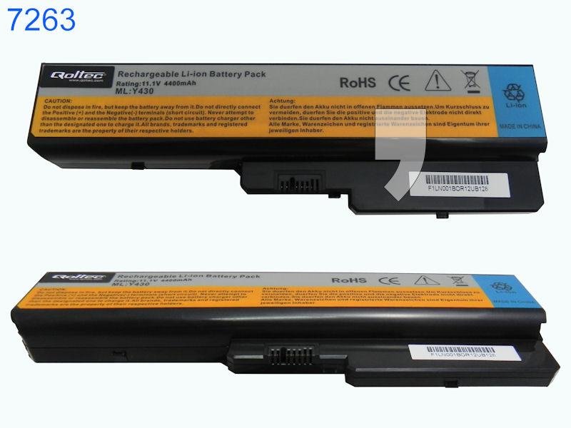 Qoltec Bateria do IBM/LENOVO IdeaPad V430A, 4400mAh, 10.8-11.1V (7263.V450A)