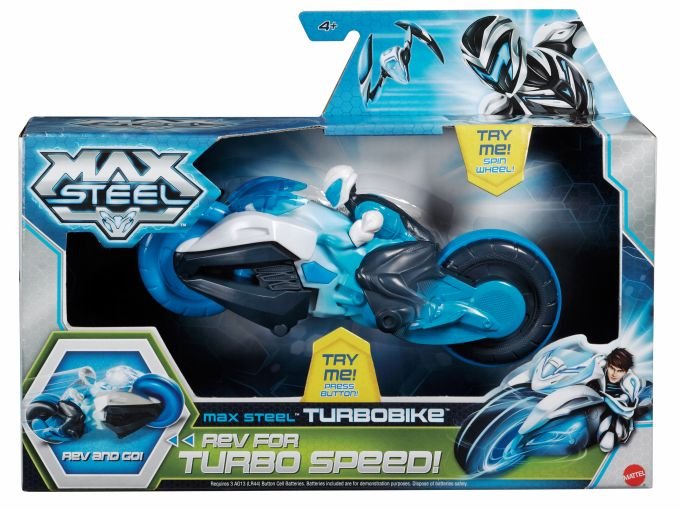 Mattel Motor Turbo Motocykl Max Steel Y1406