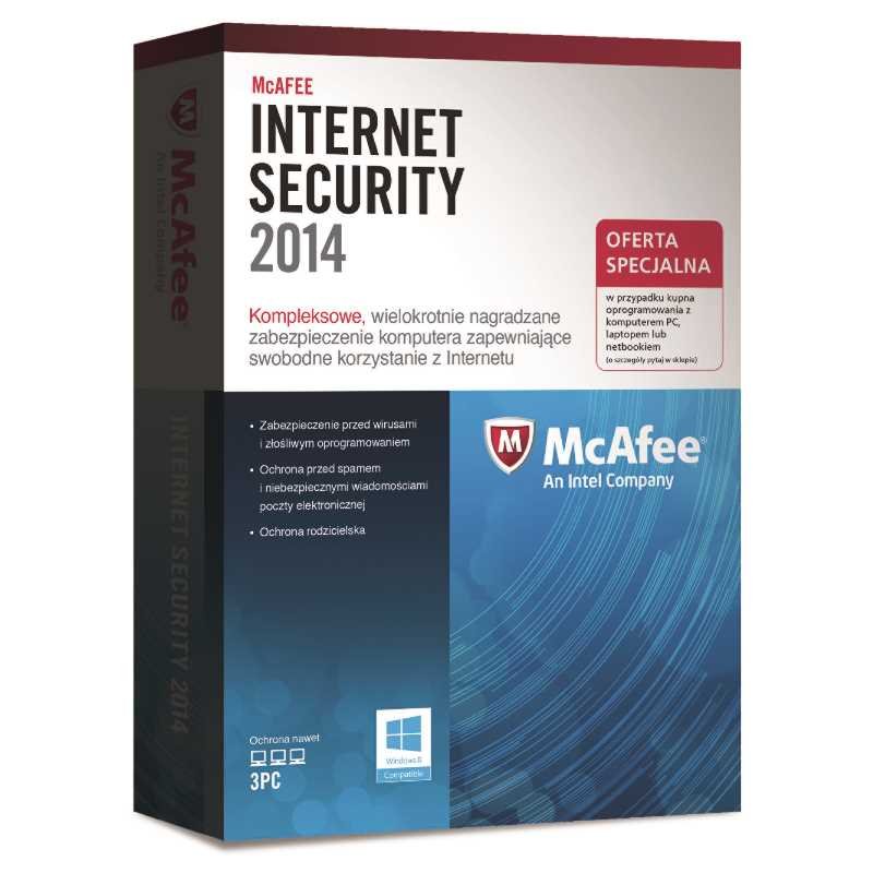 McAffe Internet Security 2014 3PC