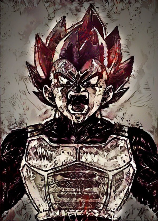 Reinders, Plakat, Legends of Bedlam - Vegeta, the Limit Breaker, Dragon Ball, 21x29,7 cm
