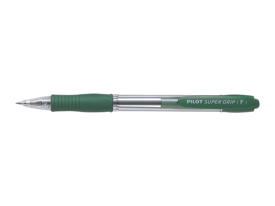 Pilot Długopis Super Grip - zielony
