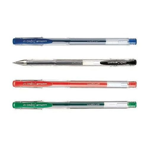 Uni Długopis żelowy 0.30mm niebieski UM100 UN1024