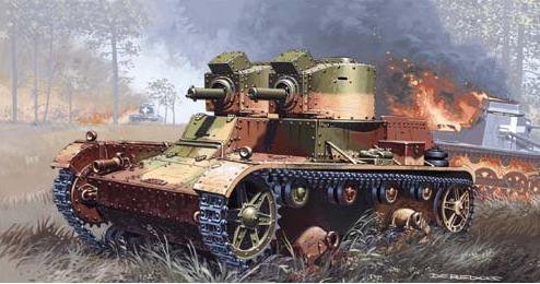 Mirage Hobby czołgi Lekki 7TP Dwuwieżowy 726002