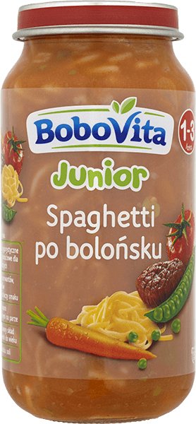 BOBOVITA Obiadek Spaghetti po bolońsku