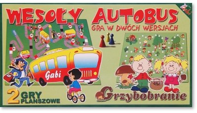 Gry planszowe Wesoły autobus i Grzybobranie