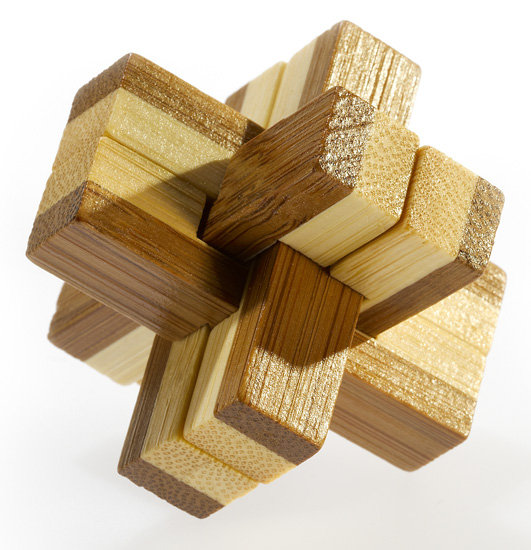 Eureka 3D Bamboo, łamigłówka Knotty, poziom 2/4
