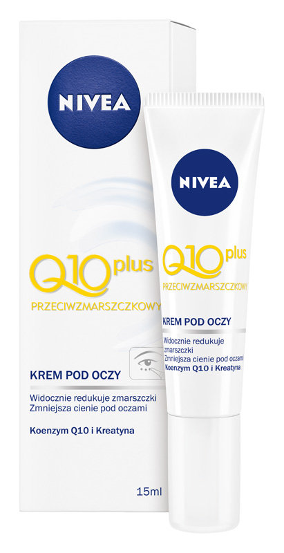 Nivea Q10 Plus Przeciwzmarszczkowy krem pod oczy, 15 ml