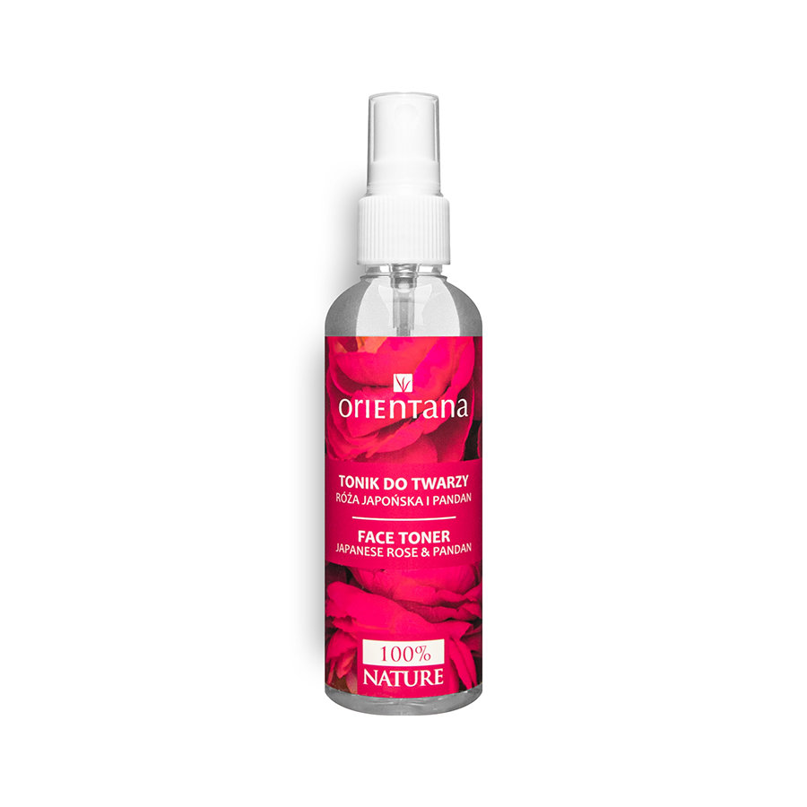 Orientana WYPRZEDAŻ Tonik Róża Japońska i Pandan - 100 ml -