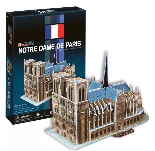 Dante PUZZLE 3D KATEDRA NOTRE DAME