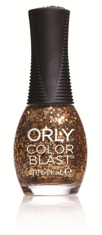 Orly Color Blast, lakier, Bronze Chunky Glitter, 11 ml