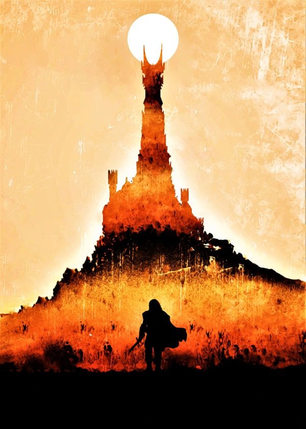 Reinders, Plakat, Władca Pierścieni Vintage Poster v3, 61x91,5 cm