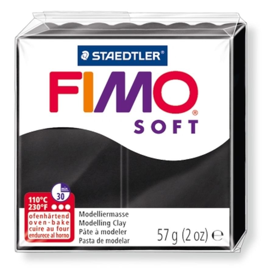 Staedtler Masa Fimo Soft 56g 9 czarny