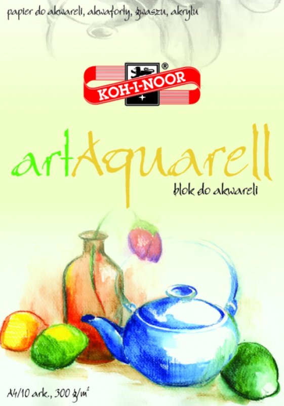 Koh-I-Noor Blok akwarelowy Art Aquarell A4 10 arkuszy