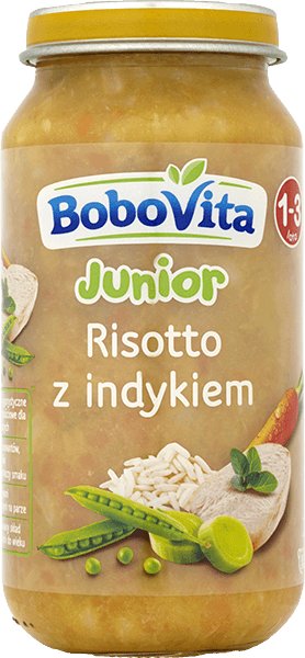 BOBOVITA Obiadek risotto z indykiem