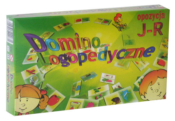 Samopol Gra edukacyjna Domino logopedyczne J-R