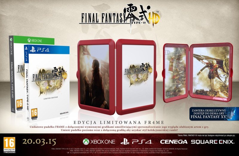 Enix Final Fantasy Type-0 HD Edycja limitowana  GRA PS4