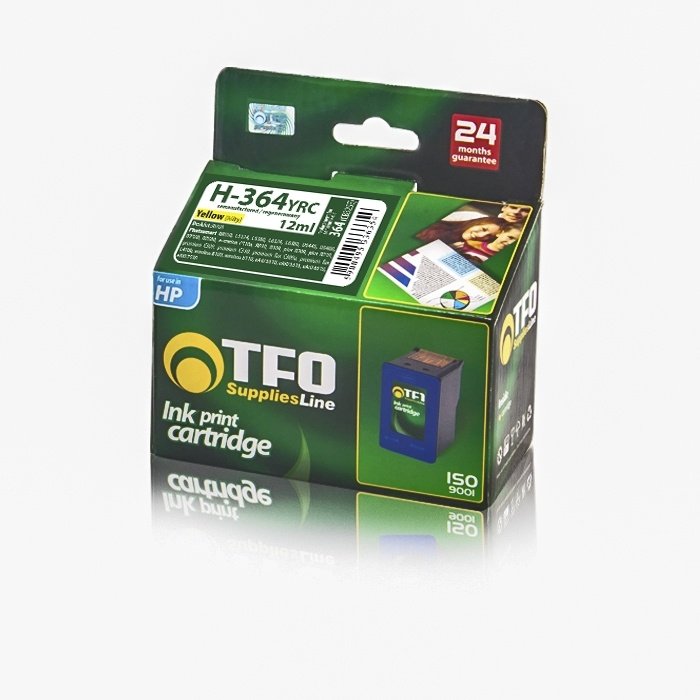 TelForceOne tusz 364XL H-364YRC CB325E Yellow 12ml SCC-chip H-364YRC