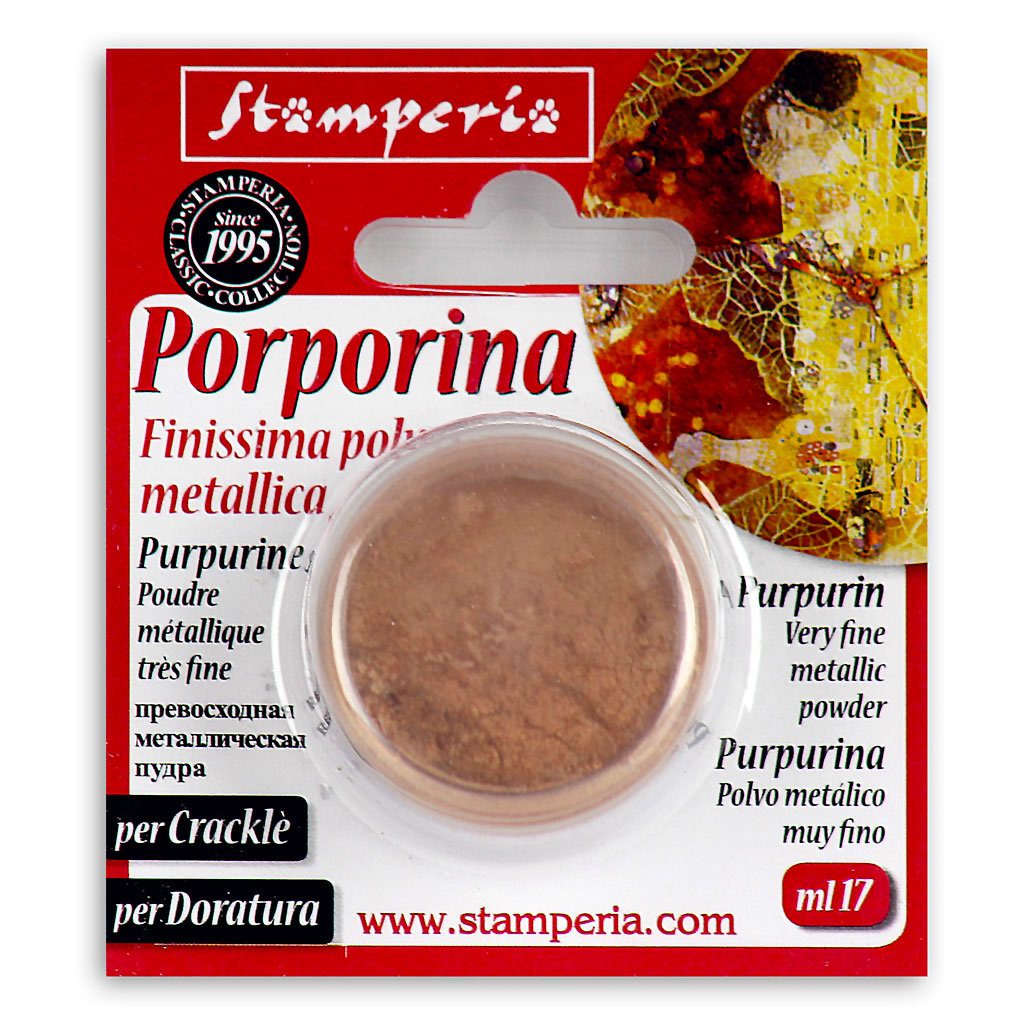 Stamperia by Box proszek do pęknięć, Porporina, miedź, 17 ml