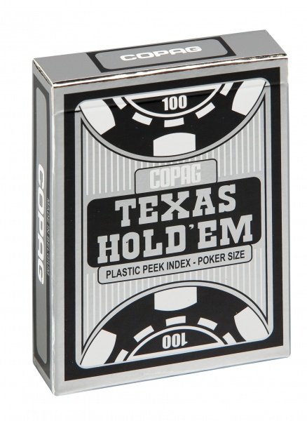 Cartamundi Talia Texas Holdem plastic peek index - czerwona