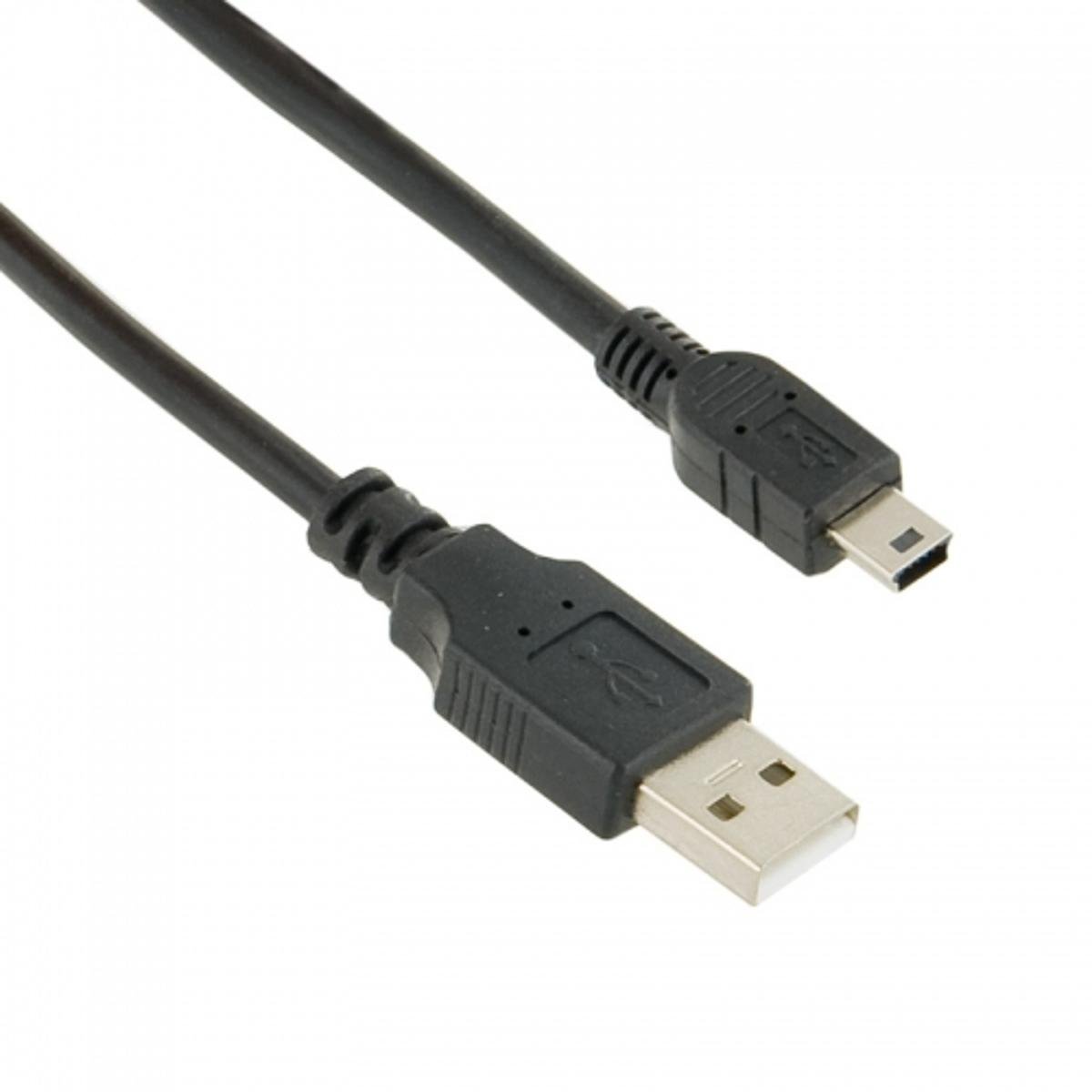 4world Kabel mini USB 1.8m czarny transfer ładowanie (07882-OEM)