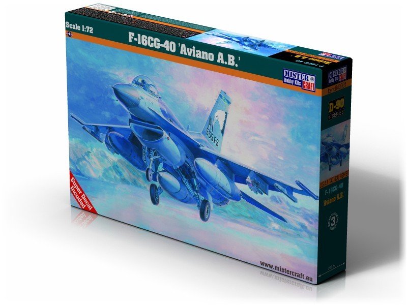 Mistercraft F-16 Block 40 Aviano A.B., D-90, 1:72