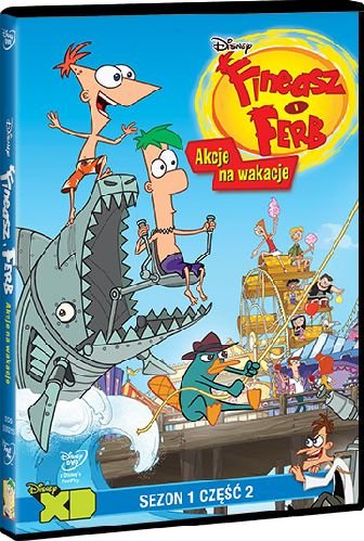 GALAPAGOS Fineasz i Ferb Akcja na wakacje DVD) Zac Moncrief Robert Hughes